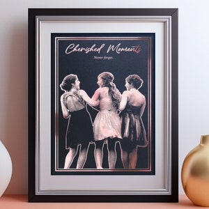 Individuell foliertes Portrait | Benutzerdefinierte Fotodruck, Für einen besonderen Anlass, Bildkunst, Abschlussfeier, Kommunion, Geburtstag, Geschenke für Sie / Ihn