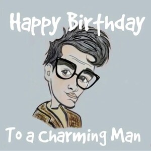 Morrissey Caricaturas Cartões de felicitações Aniversário Arte