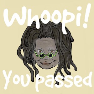 Whoopi Goldberg Caricaturas Tarjetas de felicitación Felicitaciones Arte aprobado
