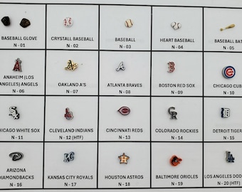 1.N - CHARMS! BASEBALL! Major League! Authentic Origami Owl unless item contains "quotation marks" on the description. Many hard to find