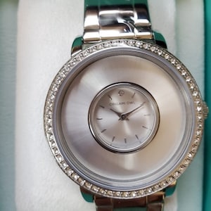 Origami Owl Silver Watch with Multicolor Floating Stones Signature Living Locket Watch - Stainless Steel – Origami Owl main image 4