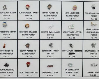 2.F.1 cont CHARMS! 60-120 DISNEY & LICENSED! Authentic Origami Owl unless item contains &quot;quotation marks&quot; on the descript. Many hard to find