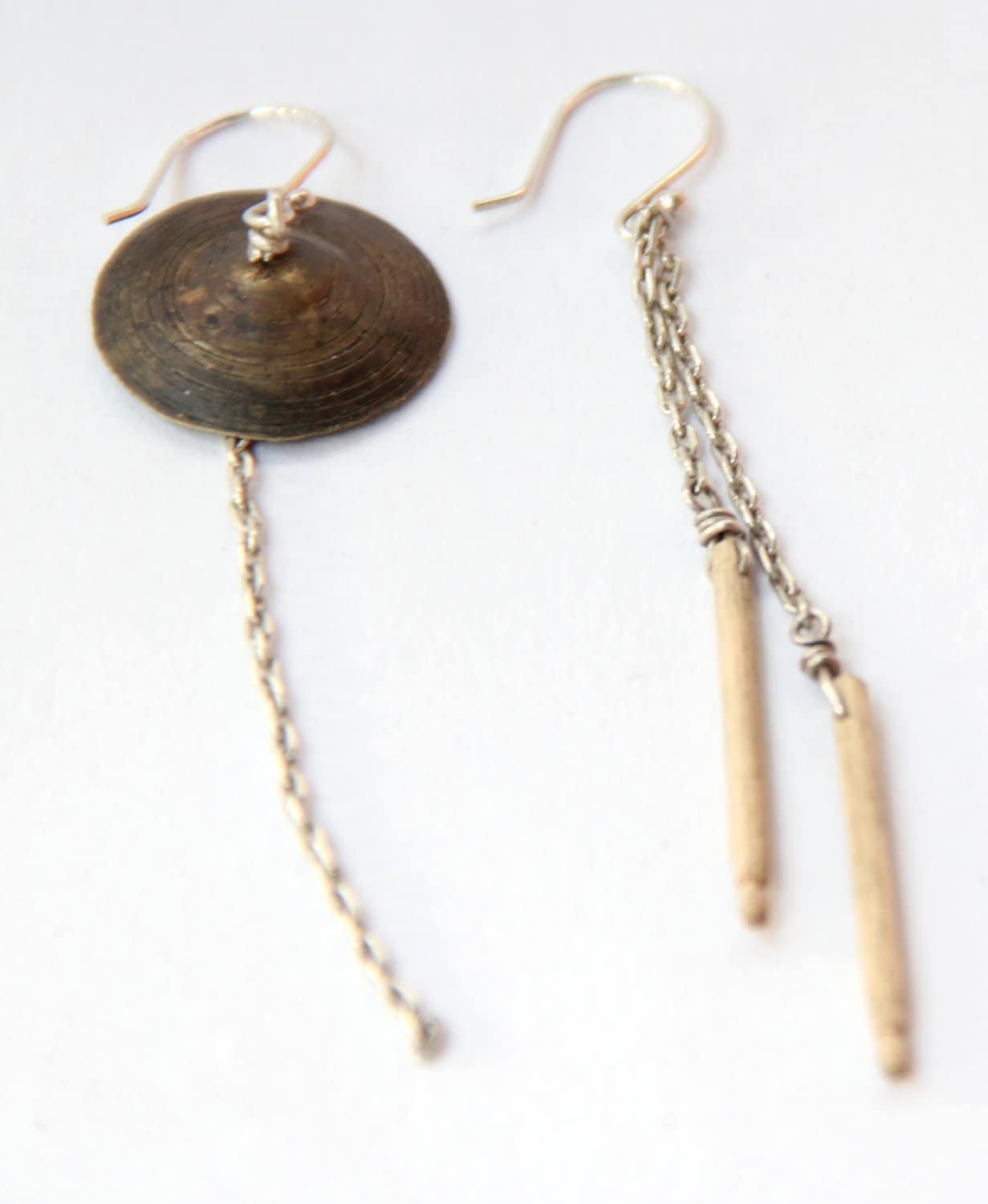 Cymbal earrings best sale