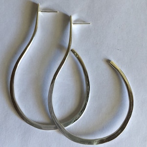 Sterling Silver Hoop Earrings Variation