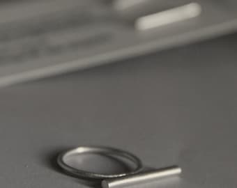 Sterling Silver Bar Ring