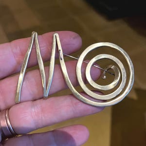Personalized Single Initial Brooch
