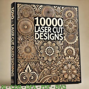 Laser Cut Files 10,000 Mega Bundle 3D 2D Cut Designs CNC Cutting file pack  Engraving Vector pattern template