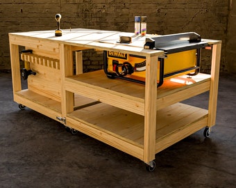Router Table - Table Saw Workbench Plans - Digital Build Plans