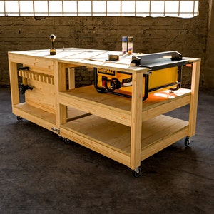 Router Table - Table Saw Workbench Plans - Digital Build Plans