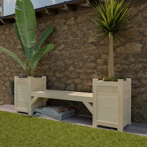Plannen plantenbak - 85 x 17,5 x 28 inch - plattegronden plantenbak - digitale bouwplannen