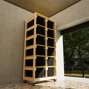 Garage Tote Lagerung - DIY Holzregal Baupläne (Digitaler Download)