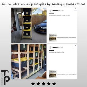 Garage Organization - DIY Storage Bins - 5x1 - 27 Gallon - Digital Build Plans image 17