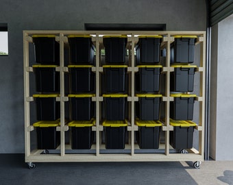 DIY Garage Storage Plan: 27-Gallon Shelving (Digital Download)