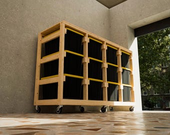 Prateleiras de garagem e designs virais de porta-malas 3x4 HDX de 27 galões - Planos de construção digitais