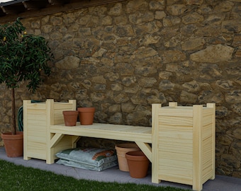 Planter Desk Build Plans: Garden Bench Design (Digital Download)