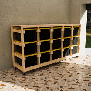 27-Gallonen-Taschenregal DIY Regalpläne (Digital Build Plans)