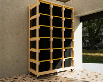 Organização DIY 6x3 Simplificada: Organize seu Espaço com Prateleiras Práticas - Projetos Digitais para Construção