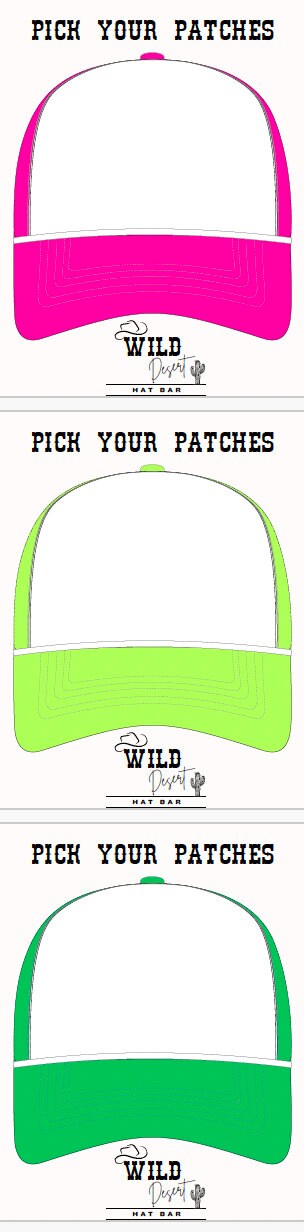 Trucker Hat Template- Editable Canva - Etsy