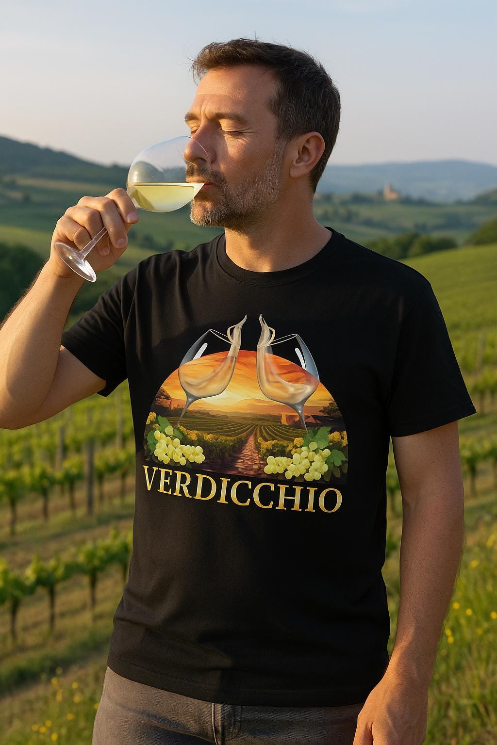 Maglietta Verdicchio vino marchigiano