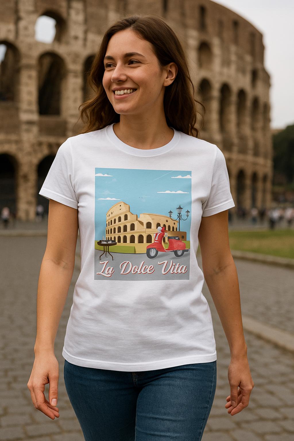 Maglietta La Dolce Vita stile italiano