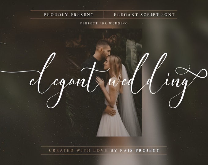 Calligraphy Font Bundle, Wedding Font Bundle, Handwritten Font, Script ...