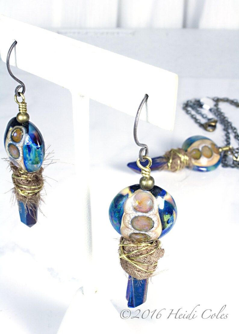 128 Tribal NecklaceEarring Set