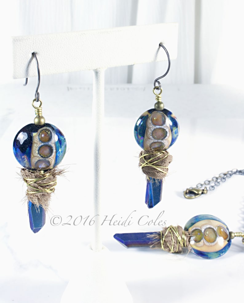 128 Tribal NecklaceEarring Set
