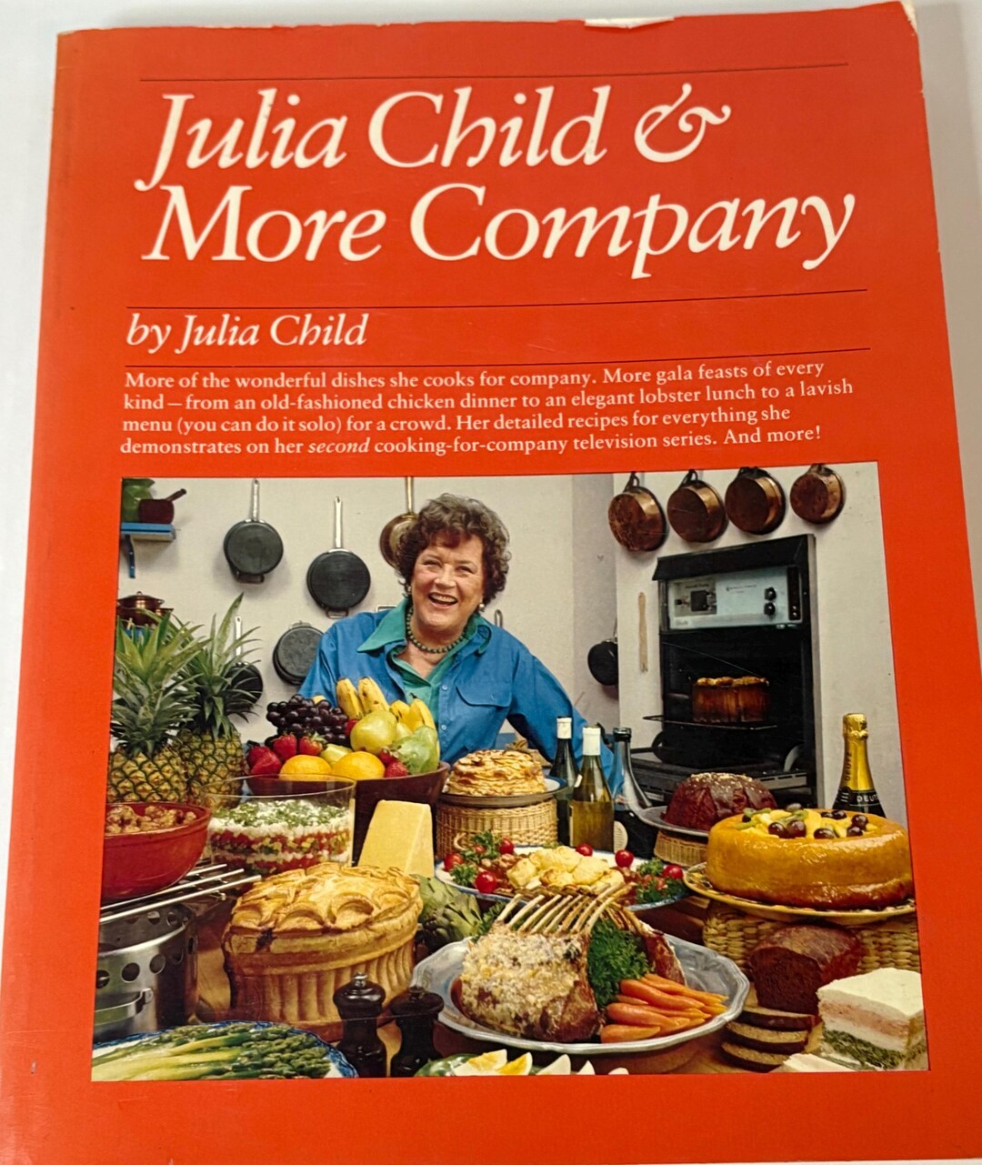 1979 Vintage Cookbook Julia Childs Classic Recipes Retro Kitchen Decor ...