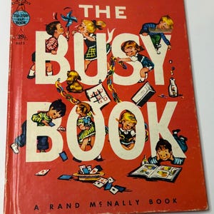 1950’s The Busy Book Tip Top Elf Book Vintage Children’s Book