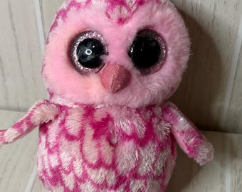 Peluche de Pinky, la lechuza rosa de TY
