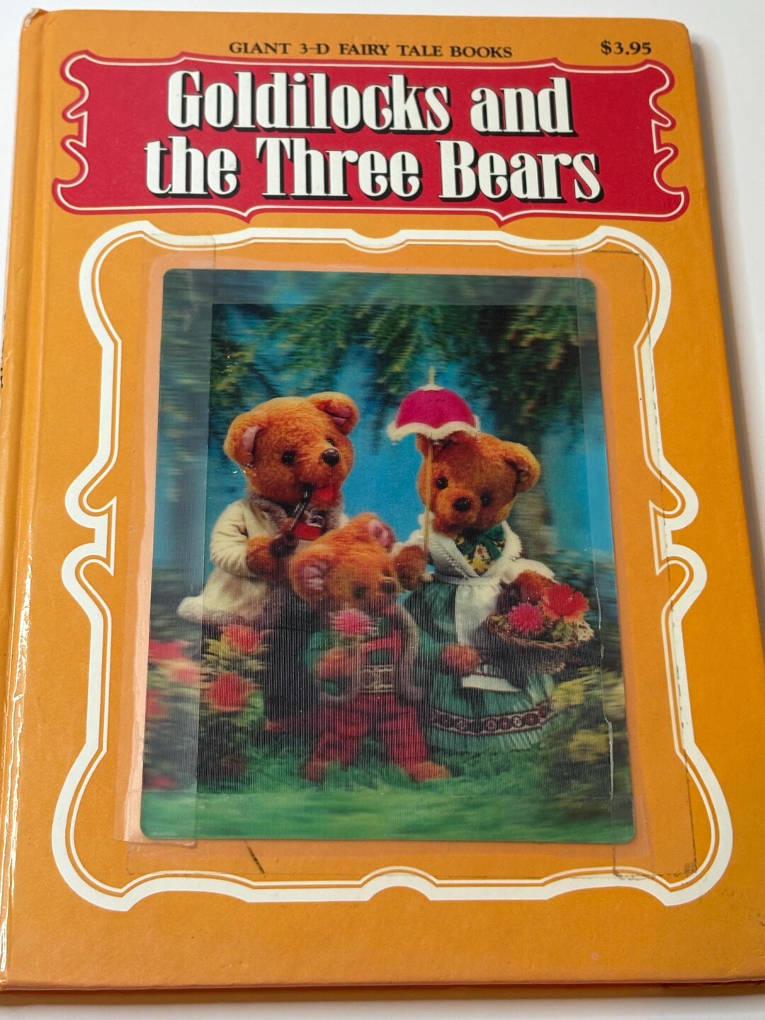 Giant 3D Fairy Taole Book Goldilocks and the Three Bears Vintage ...