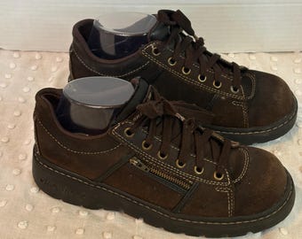 Vintage 90’s Y2K Skechers Tredds Jammers Chunk Platform Tie Shoe Zipper Pocket 8