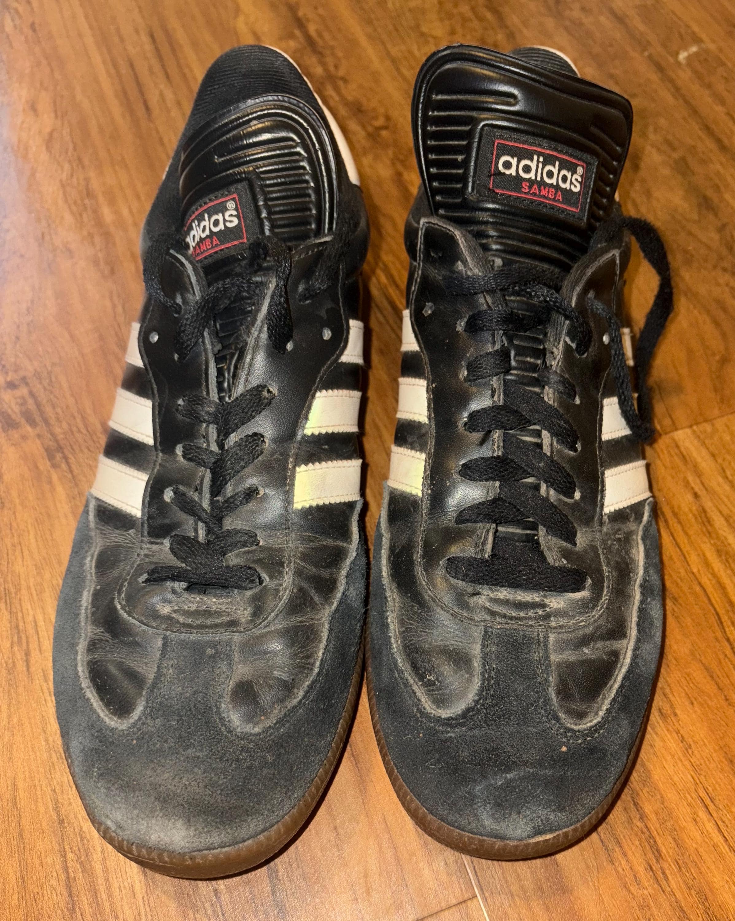 Adidas × Vintage Adidas vintage hi-top leather sneakers 1990
