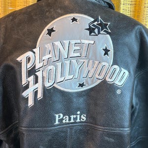 Planet Hollywood Leather Jacket - Etsy