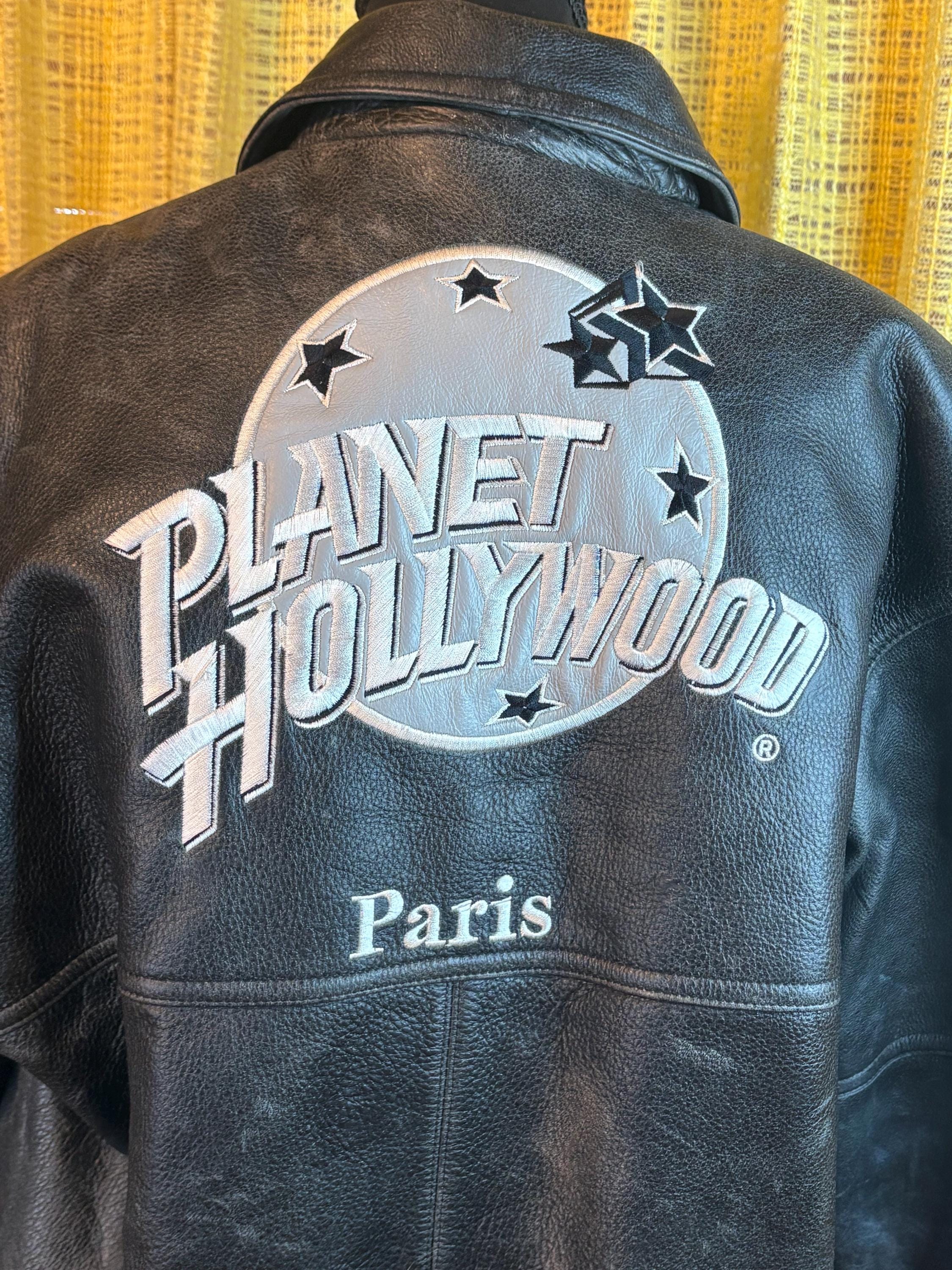 Planet Hollywood Leather Jacket - Etsy