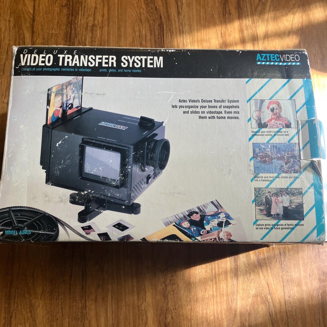 Vintage Aztec Deluxe Video Transfer System AZVC5 Photos Film to
