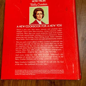 Betty Crocker Cookbook 1978 Red Binder Vintage Etsy