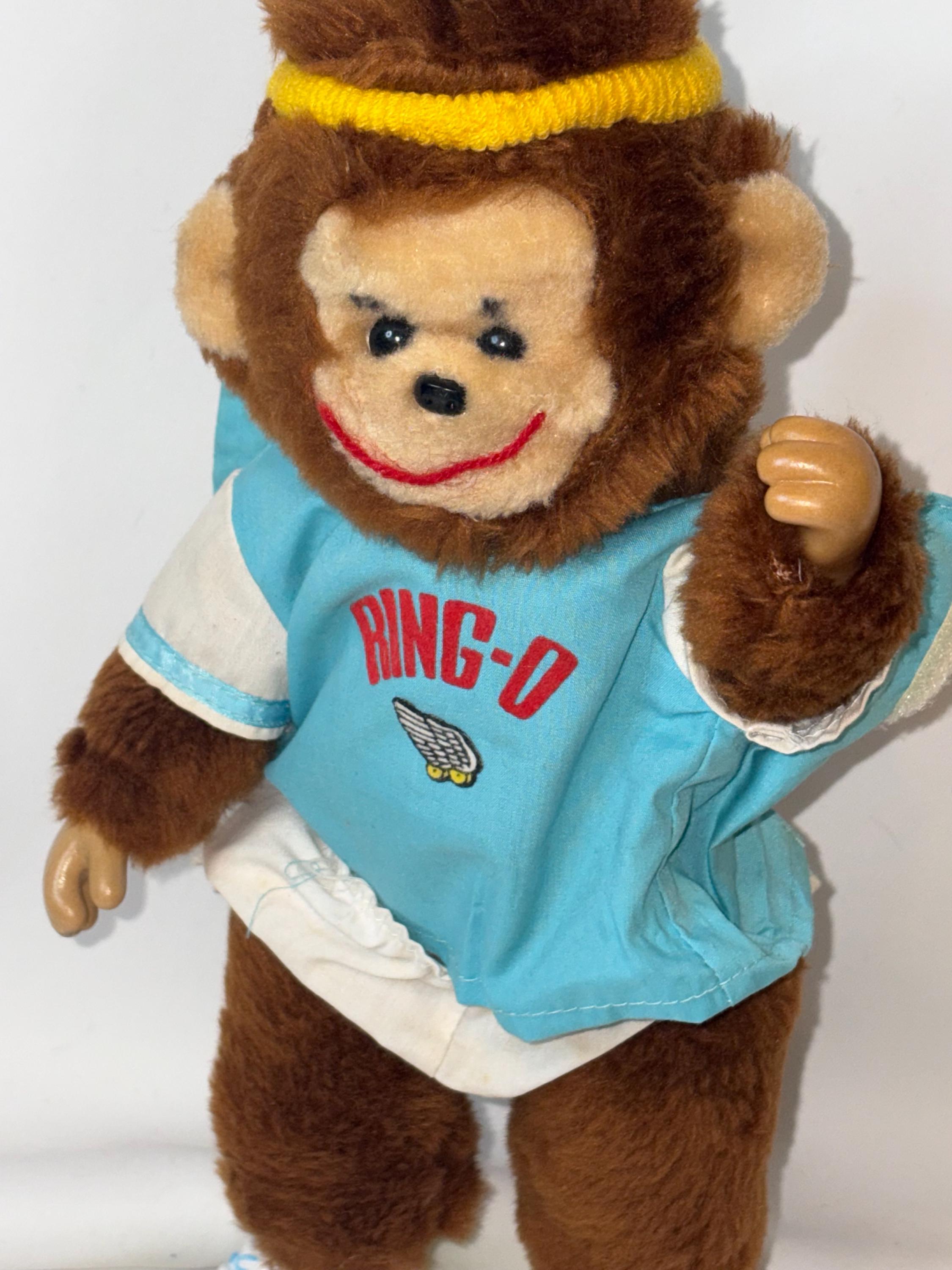 人形 Ringo 1983 RINGO Roller Skating Monkey Tested Plays Music - Etsy