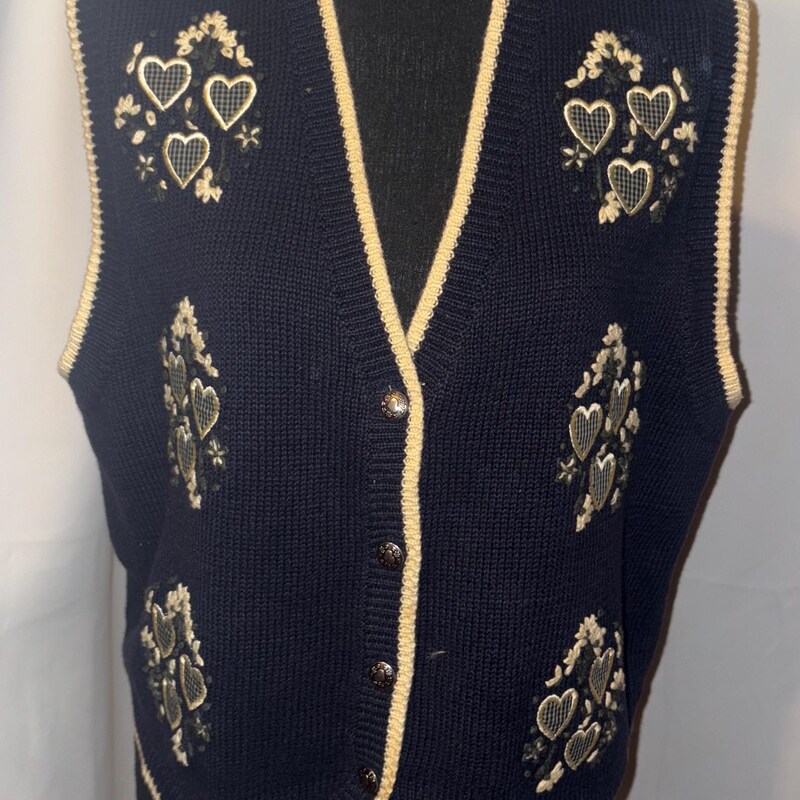 Twill Vest Aster Floral main image 1