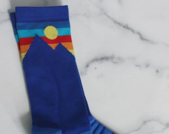 Sunset- Performance Crew Socks