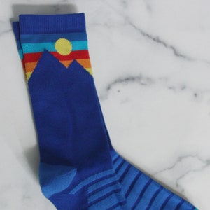 Sunset- Performance Crew Socks