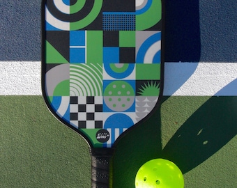 The Court - Blue- Hi Quality Pickleball Paddle