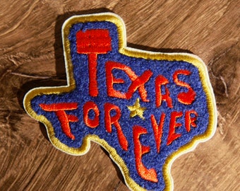 Texas Forever State Chenille Patch