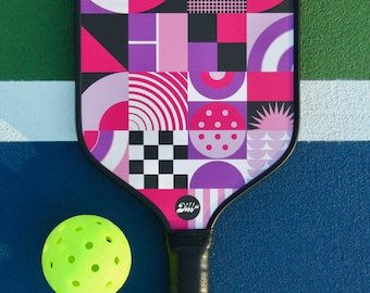 The Court - Pink - Hi Quality Pickleball Paddle