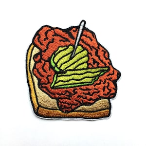 Hot Chicken - Embroidered Iron On Patch