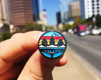 Austin - Hard Enamel Lapel Pin