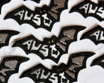 Austin Bat - Chenille Iron On Patch