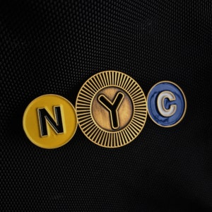 NYC - New York City - Enamel Lapel Pin