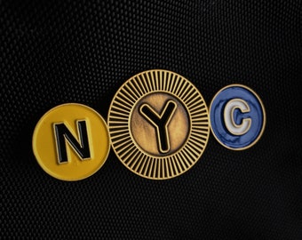 NYC - New York City - Enamel Lapel Pin