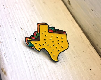 Texas Taco - Enamel Pin